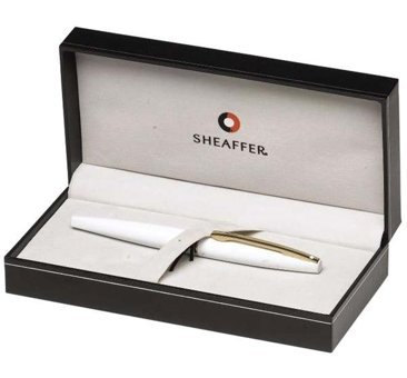 Sheaffer Taranis Beyaz Gövde Altın Klips Dolma Kalem