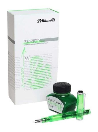 Pelikan M20.5D Duo Yeşil Highligter Set Dolma Kalem