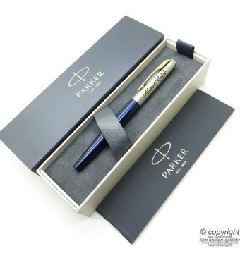 Parker Jotter Metal Lacivert Gt Dolma Kalem