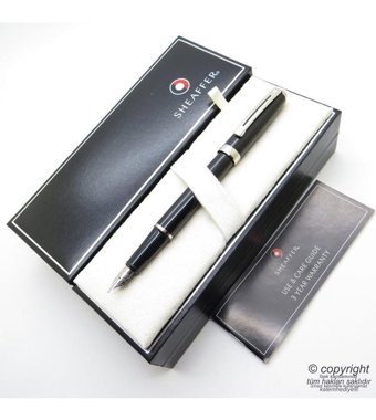 Sheaffer Prelude Siyah Krom Dolma Kalem