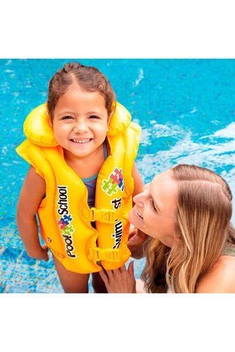 Intex 1INAK58660EU Şişme Çocuk Sarı Can Yeleği