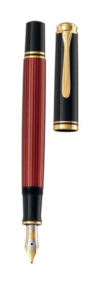 Pelikan Souveran M400 Bordo-Siyah Sedefli Dolma Kalem