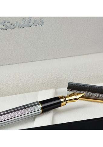 Scrikss 722 Venüs Krom Altın Hediye Dolma Kalem