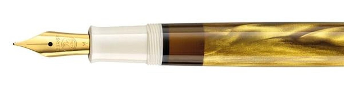 Pelikan M200 F Uç Gold Marbled 815154 Dolma Kalem
