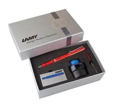 Lamy Safari Seti M G.Kutu Kırmızı Dolma Kalem