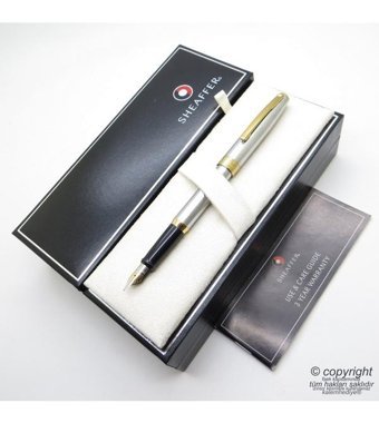 Sheaffer Sagaris Mat Krom Altın Dolma Kalem