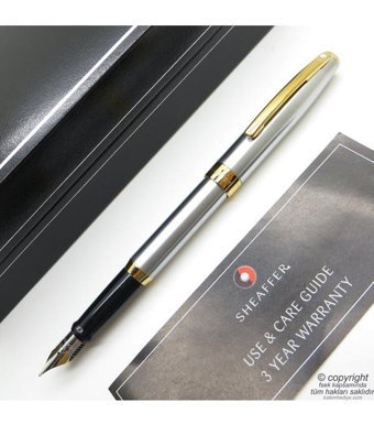 Sheaffer Sagaris Mat Krom Altın Dolma Kalem