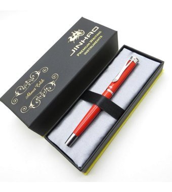 Jinhao Tam Metal Kırmızı Lake Dolma Kalem