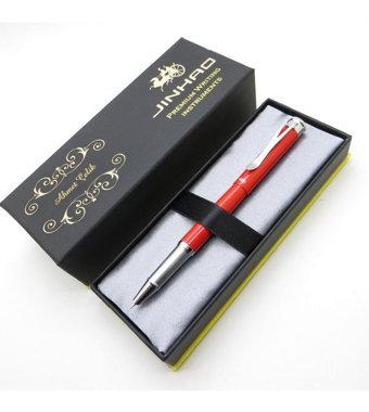 Jinhao Tam Metal Kırmızı Lake Dolma Kalem