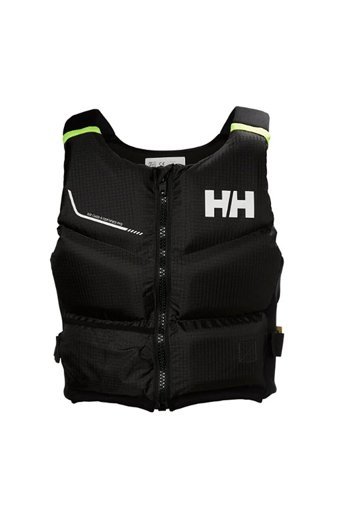 Helly Hansen 50 Newton Fermuarlı Sertifikalı Yetişkin Siyah Can Yeleği