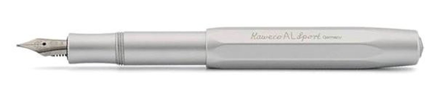 Sanatcreative Kaweco Al Sport Gümüş Rengi Medium Uç 10000089 Dolma Kalem