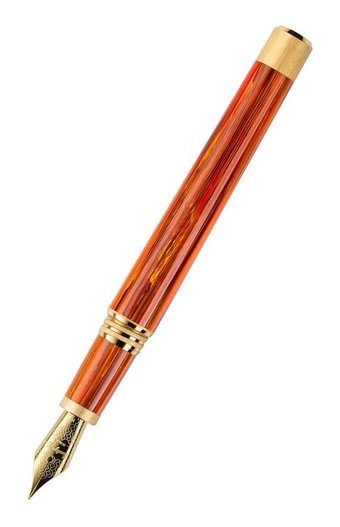 Montegrappa Zero Zodiac Leo Sarı Altın Ip Çelik Çel Dolma Kalem