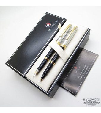 Sheaffer Sagaris Krom Altın Dolma Kalem