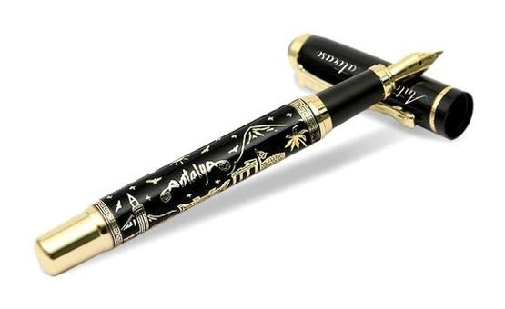 Flypen Antalya Hediyelik Seti Dolma Kalem