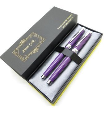 Wings Twin Dr112 Parlak Mor Krom Dolma Kalem