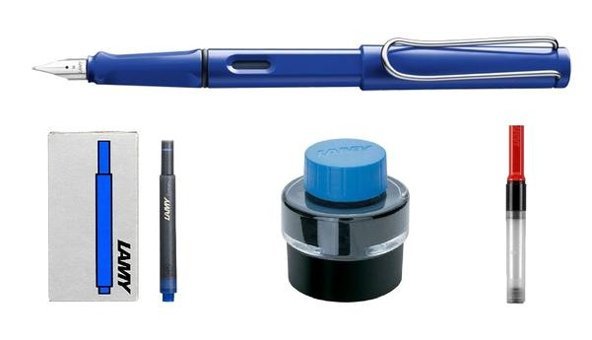 Lamy Safari Seti Mavi 14Ds-M Dolma Kalem