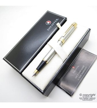 Sheaffer 300 Brus Krom Altın Dolma Kalem