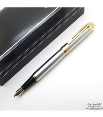Sheaffer 300 Brus Krom Altın Dolma Kalem