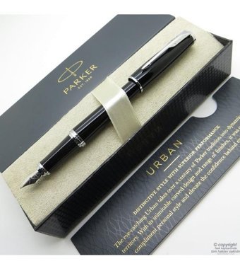 Parker Urban Parlak Siyah Dolma Kalem