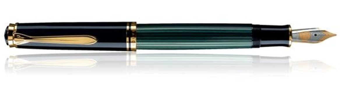 Pelikan Souveran Siyah Yeşil M800 Dolma Kalem