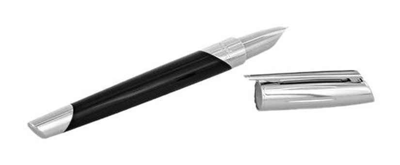 S.T. Dupont Siyah Gümüş 400706 Dolma Kalem