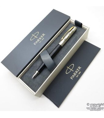 Parker Jotter Metal Mat Siyah Gt Dolma Kalem