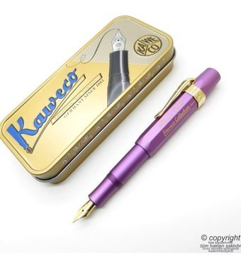 Kaweco Al Sport Collection Metalik Mor Dolma Kalem