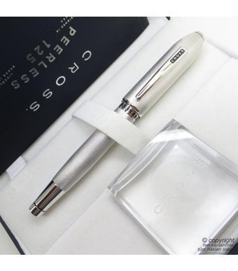 Cross At0706-3 Peerless 125 Brushed Platinyum Dolma Kalem