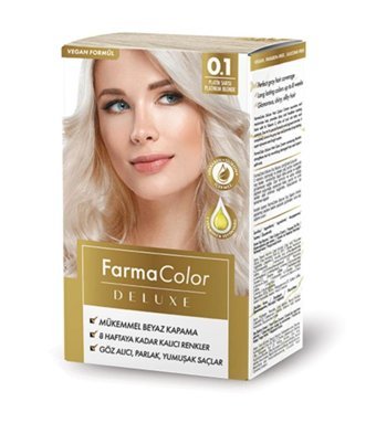 Farmasi 0.1 Platin Sarısı Amonyaksız Krem Saç Boyası 50 ml
