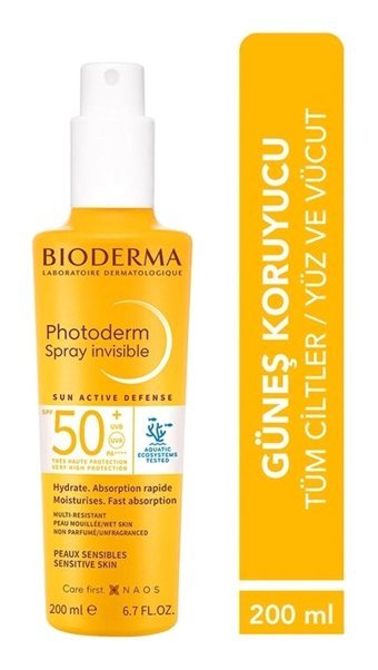 Bioderma Photoderm Moisturzing 50 Faktör Tüm Ciltler İçin Nemlendirici Suya Dayanıklı Yüz ve Vücut Güneş Kremi 200 ml