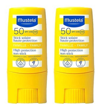 Mustela Very High Protection Stick 50 Faktör Tüm Ciltler İçin Nemlendirici Suya Dayanıklı Yüz Güneş Kremi 50 ml