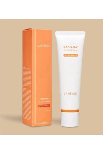 Laneige Radian-C Sun Cream 50 Faktör Tüm Ciltler İçin Nemlendirici Suya Dayanıklı Yüz Güneş Kremi 50 ml