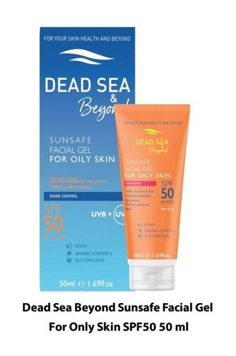 Dead Sea & Beyond Sunsafe Facial 50 Faktör Yağlı Ciltler İçin Nemlendirici Suya Dayanıklı Yüz Güneş Kremi 50 ml