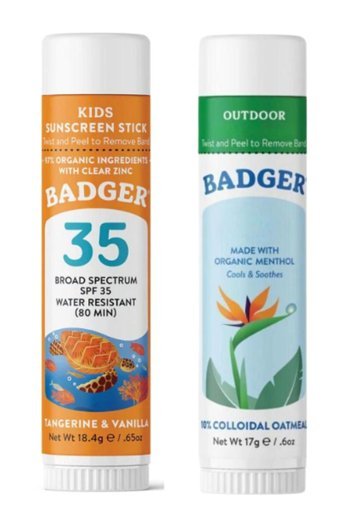 Badger Clear Zinc Stick 50 Faktör Tüm Ciltler İçin Nemlendirici Suya Dayanıklı Yüz Güneş Kremi 50 ml