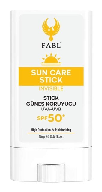 Fabl 50 Faktör Tüm Ciltler İçin Nemlendirici Suya Dayanıklı Yüz Güneş Kremi 15 ml