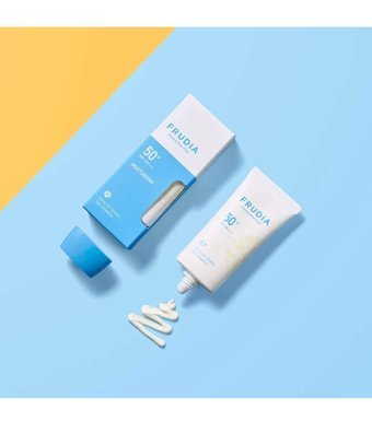 Frudia 50 Faktör Tüm Ciltler İçin Nemlendirici Suya Dayanıklı Yüz Güneş Kremi 50 ml