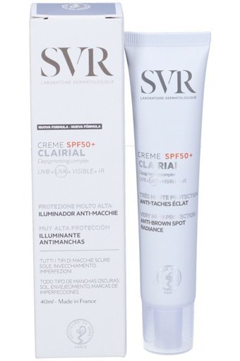 Svr Anti-Brown Spot Radiance 50 Faktör Tüm Ciltler İçin Nemlendirici Suya Dayanıklı Yüz Güneş Kremi 40 ml
