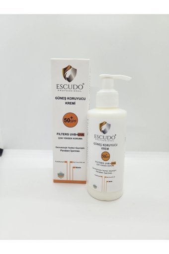 Escudo 50 Faktör Tüm Ciltler İçin Nemlendirici Suya Dayanıklı Yüz ve Vücut Güneş Kremi 200 ml