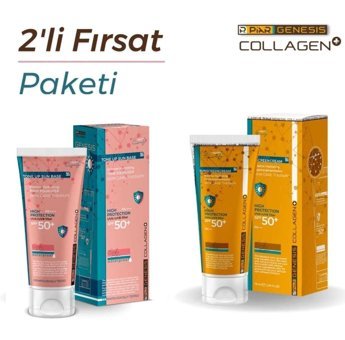 Piar Genesis Sun 50 Faktör Tüm Ciltler İçin Leke Karşıtı Nemlendirici Yağsız Suya Dayanıklı Yüz Güneş Kremi 30 ml