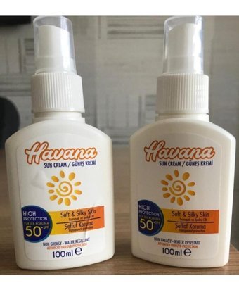Yugo Havana 50 Faktör Tüm Ciltler İçin Nemlendirici Suya Dayanıklı Yüz Güneş Kremi 2x100 ml
