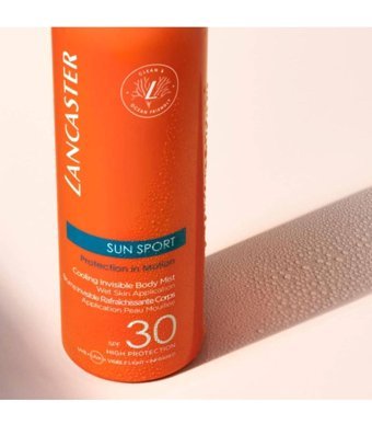 Lancaster Sun Sport 30 Faktör Tüm Ciltler İçin Leke Karşıtı Nemlendirici Yağsız Suya Dayanıklı Yüz Güneş Kremi 200 ml