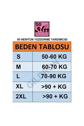 Mesica GDR 102 50 Newton Fermuarlı Sertifikalı Profesyonel Yetişkin Kırmızı XL Can Yeleği