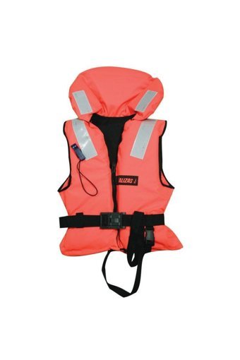 Lalizas 150 Newton Fermuarlı Sertifikalı Çocuk Turuncu 15 - 30 kg Can Yeleği