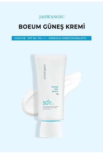 Ja Hwang Su 50 Faktör Tüm Ciltler İçin Leke Karşıtı Nemlendirici Suya Dayanıklı Yüz Güneş Kremi 50 ml