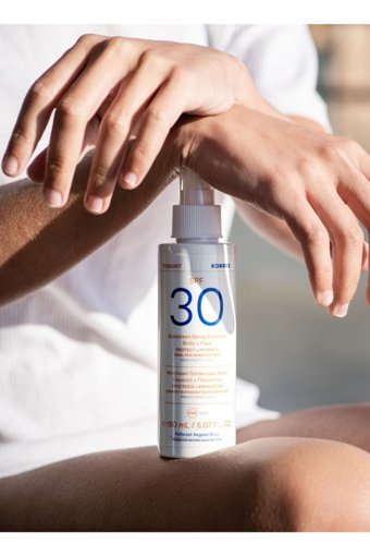 Korres 30 Faktör Tüm Ciltler İçin Leke Karşıtı Nemlendirici Yağsız Suya Dayanıklı Yüz Güneş Kremi 50 ml
