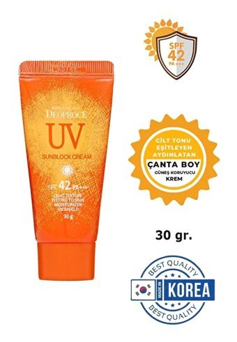 Deoproce Renkli 50 Faktör Tüm Ciltler İçin Nemlendirici Aydınlatıcı Kapatıcılı Suya Dayanıklı Yüz Güneş Kremi 30 ml