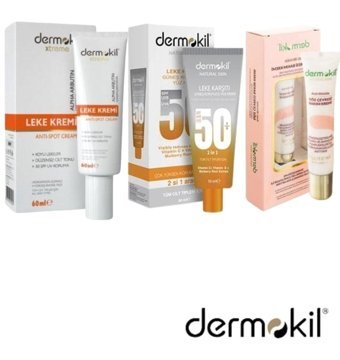 Dermokil 50 Faktör Tüm Ciltler İçin Leke Karşıtı Nemlendirici Suya Dayanıklı Yüz Güneş Kremi 60 ml