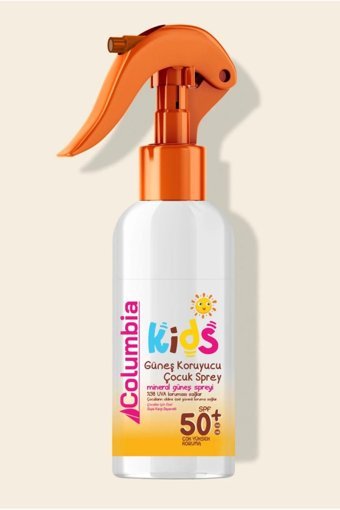 Columbia 50 Faktör Tüm Ciltler İçin Leke Karşıtı Nemlendirici Yağsız Suya Dayanıklı Yüz ve Vücut Güneş Kremi 150 ml