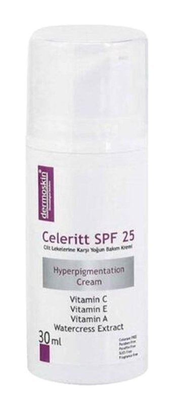 Dermo 25 Faktör Tüm Ciltler İçin Leke Karşıtı Nemlendirici Yağsız Suya Dayanıklı Yüz ve Vücut Güneş Kremi 50 ml