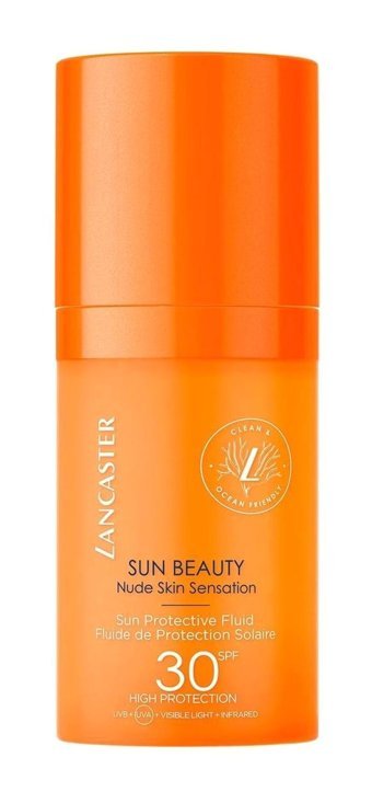 Lancaster 30 Faktör Tüm Ciltler İçin Nemlendirici Yağsız Suya Dayanıklı Yüz ve Vücut Güneş Kremi 30 ml